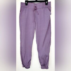 Aerie Pink Blue Print Lightweight Jogger lounge pants Small